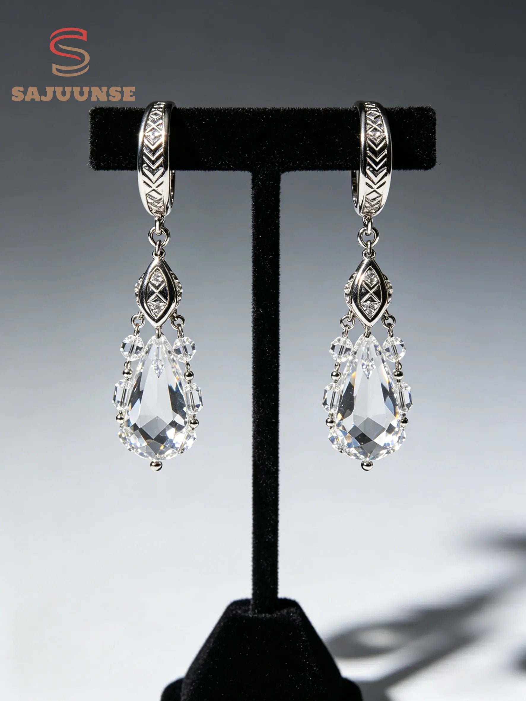 Crystal Chandelier Drop Earrings