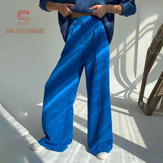 Loose Casual Plain Pants