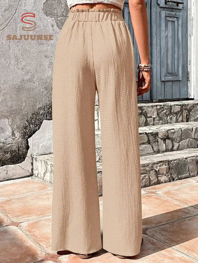Casual Plain Loose Pants