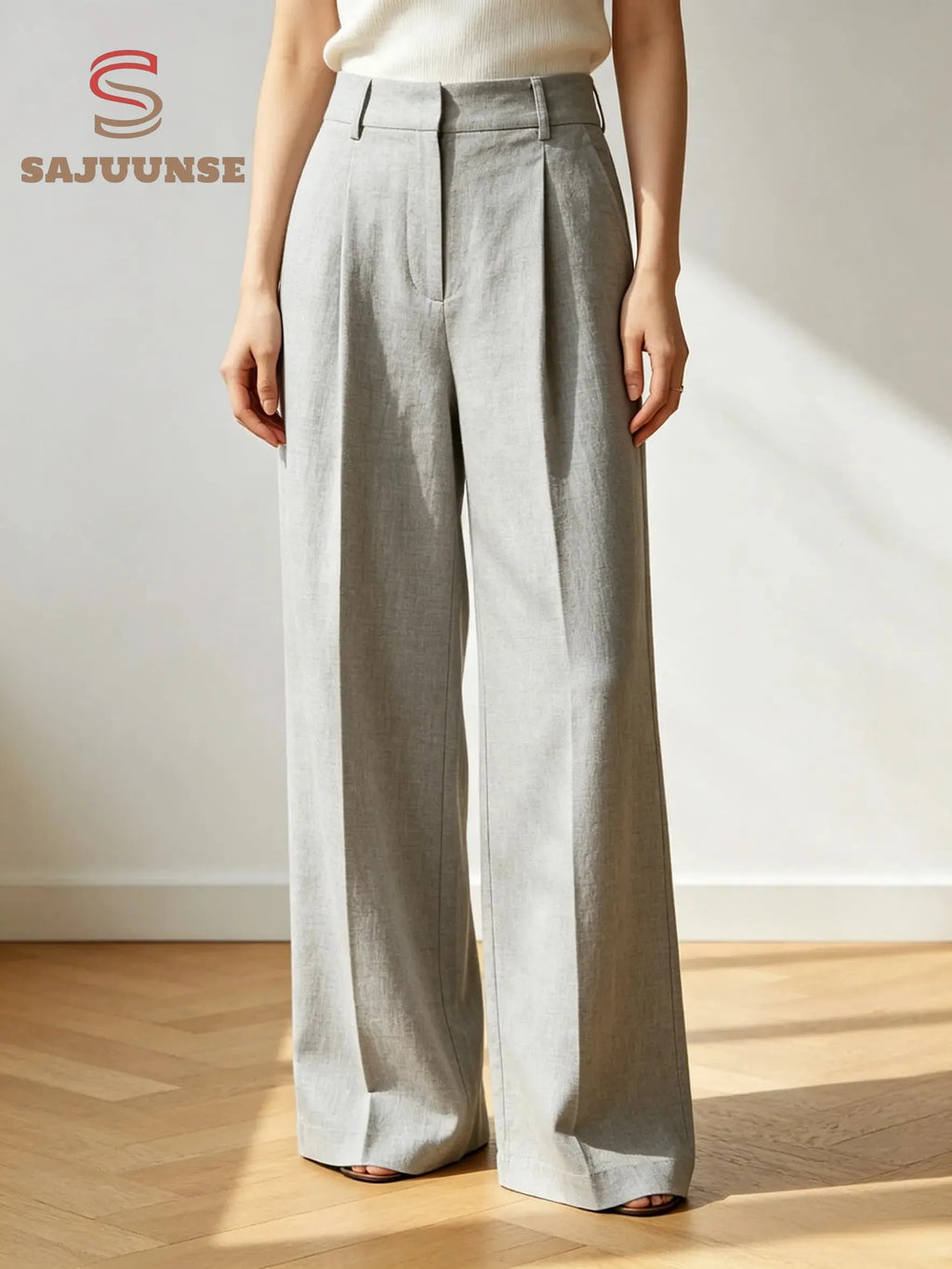 Casual Cotton Loose Plain Pants