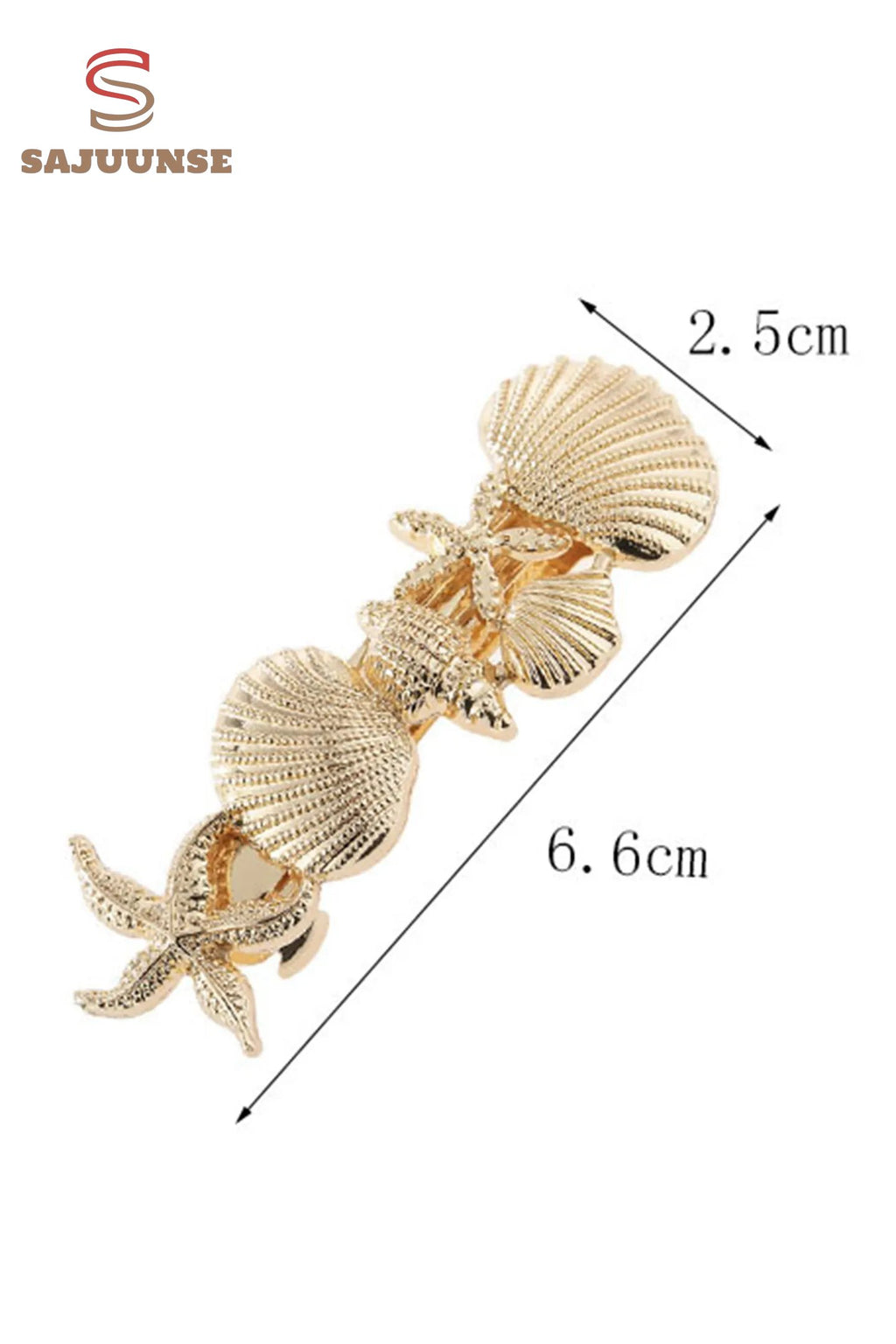 Shell Starfish Alloy Hair Clip